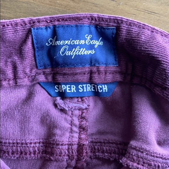American Eagle Outfitters plum corduroy jeggings - Picture 4 of 5